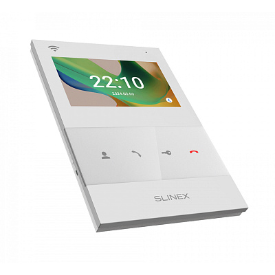 картинка Slinex SQ-04N Cloud цвет белый. 4" Цветной домофон c программной детекцией движения. от компании Intant
